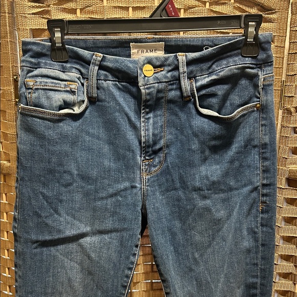 Frame Denim Mermaid Blue Flare Jeans 27 - Picture 8 of 9